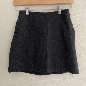 Aritzia Gray Mini Skirt